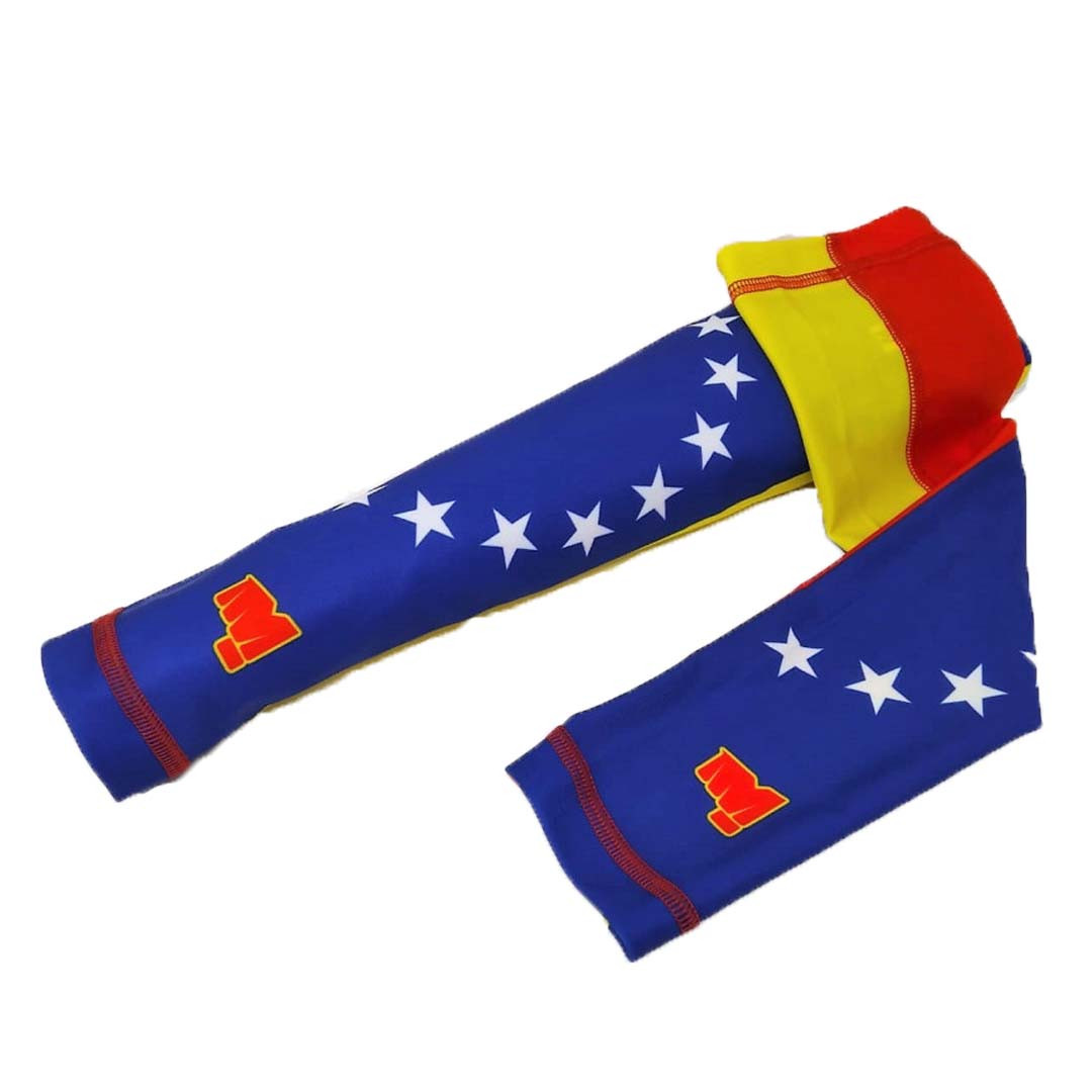 2 Pastorelli Compression Arm Sleeve Pieces Venezuela Flag 